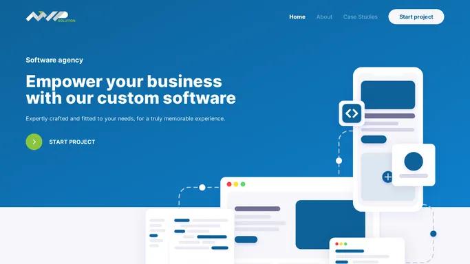 Home | MVP Solution - Empower your business with our custom software