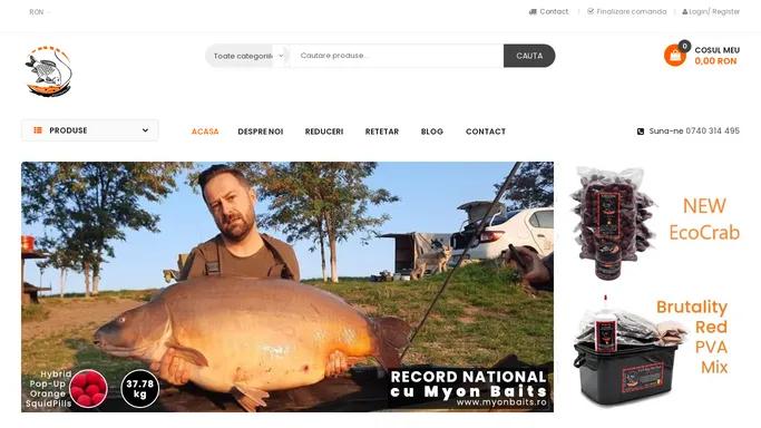 Myon Baits - Boilies Crap / Nada si Momeli Pescuit Feeder