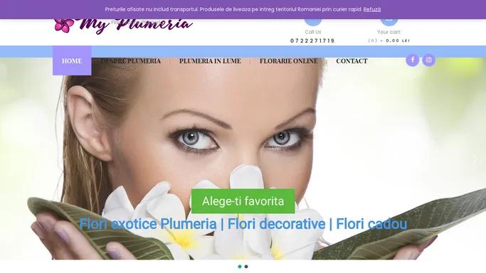 Florarie online | Plumeria | Frangipani | Flori cadou - MyPlumeria