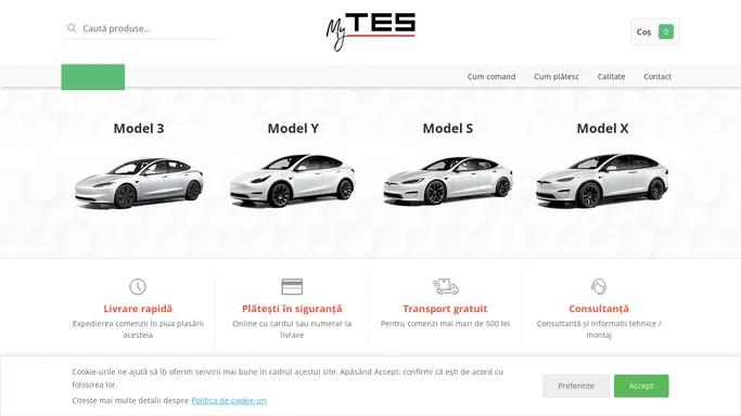 MyTES – Accesorii Tesla – MyTES iti ofera cea mai variata gama de accesorii aftermarket din Romania dedicate modelelor Tesla, ornamente pentru interior / exterior si solutii de organizare.