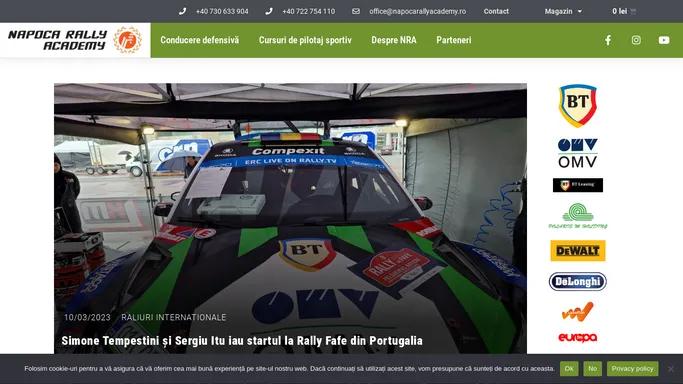 Napoca Rally Academy Cluj-Napoca - official website - Napoca Rally Academy