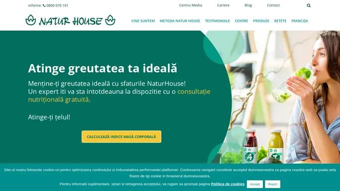 Experti in reeducare alimentara - Natur House Romania