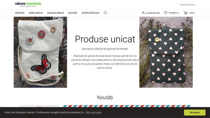 Produse handmade unicat - Natural Essentials