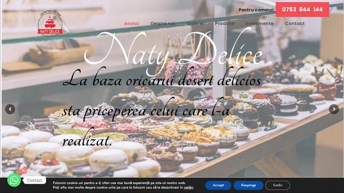 Naty Delice - Laborator de cofetarie Sibiu -Torturi si Produse de patiserie