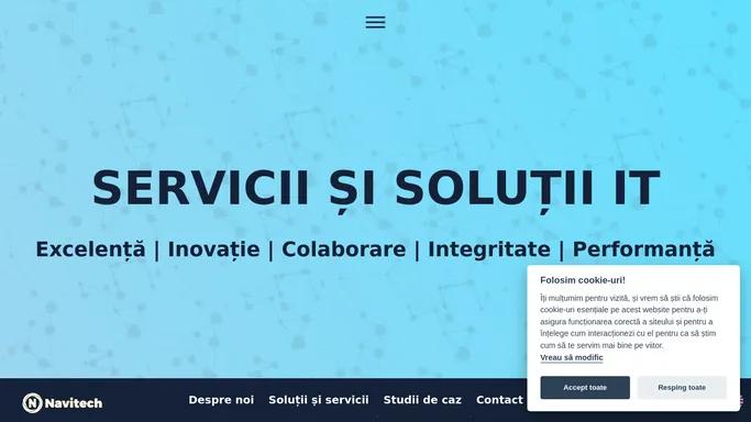 Navitech IT Concept - expertul tau in servicii si solutii IT in Bihor si in Romania.