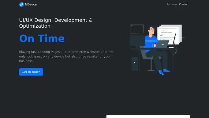 NBeuca.com – UI/UX Design & Development