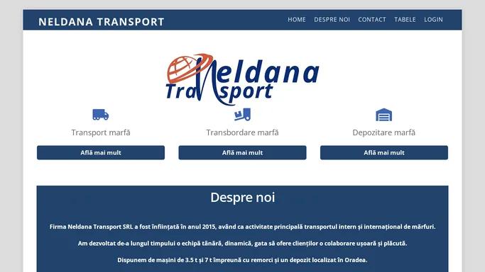 NELDANA TRANSPORT