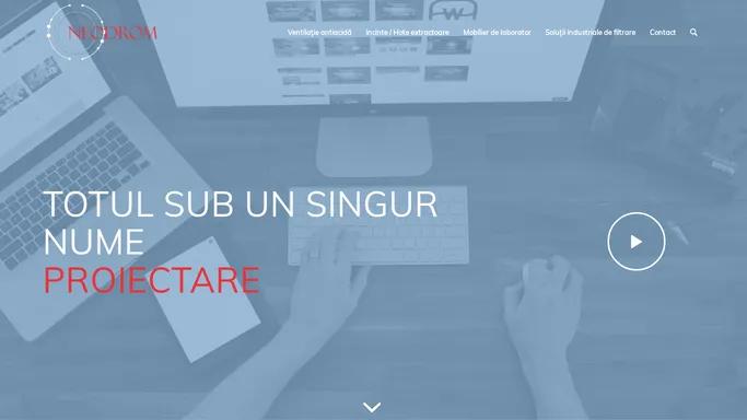 Neodrom Website – Laboratory Design