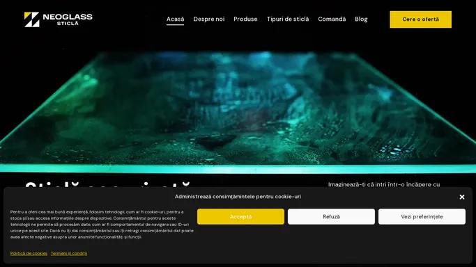 Neoglass – Produse din sticla securizata