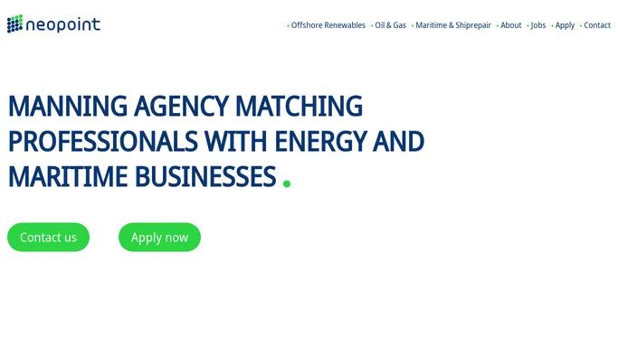 Neopoint - Recruitment for Renewable Energy, Oil & Gas, Maritime