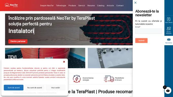 Incalzire in pardoseala NeoTer de la Teraplast | Incalzire prin pardoseala Teraplast