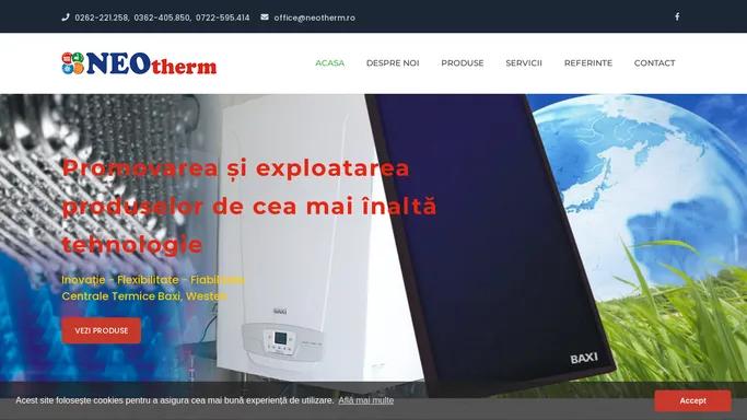 Neotherm - autorizare, vanzare si service centrale termice