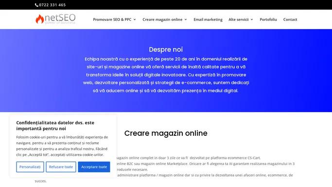 Creare Magazin Online, Promovare si Optimizare SEO - netSEO