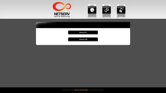 NetServ - Servicii LIR, IP, AS, Internet