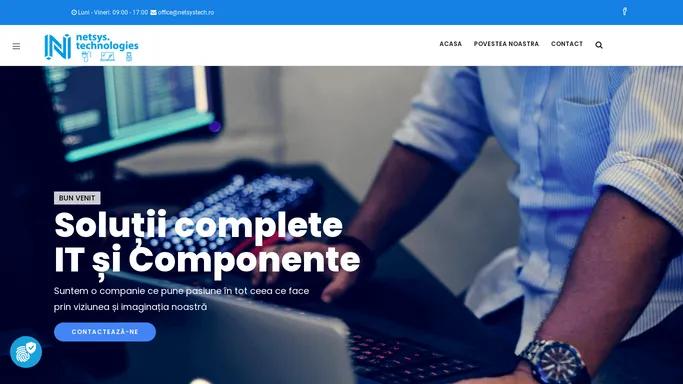 Netsys Technologies – Solutii complete IT si Componente