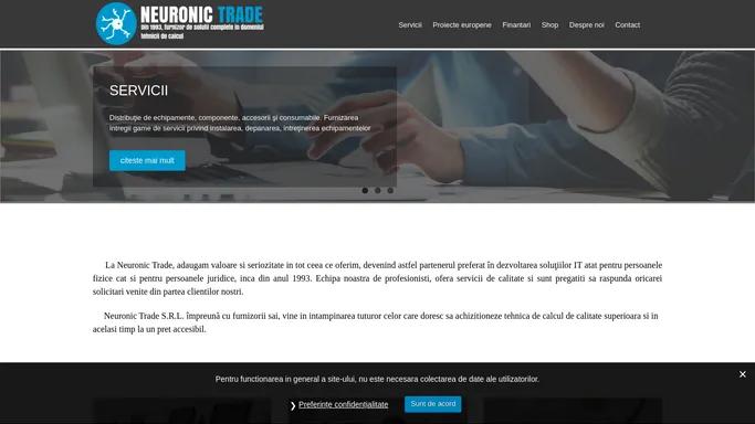 NEURONIC TRADE – Solutii complete in domeniul tehnicii de calcul