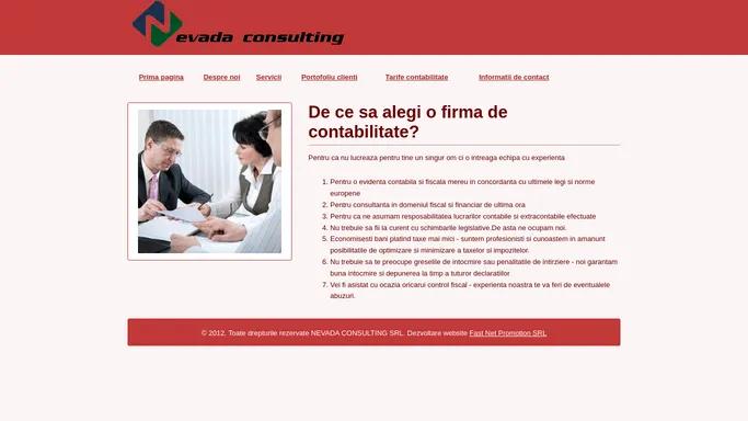 Servicii de contabilitate la pretul corect - Nevada Consulting