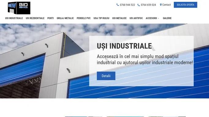 Usi industriale, usi rezidentiale | New Bid Service