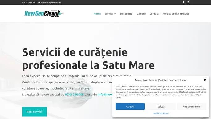 Firma curatenie Satu Mare. Birouri, magazine si locuinte | New Gen Clean