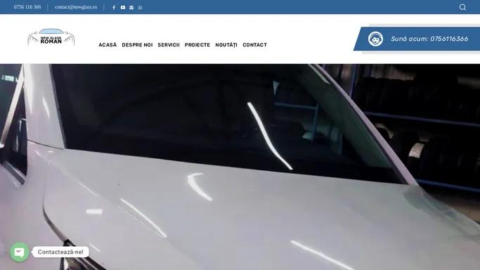 New Glass Roman – Servicii profesionale de reparatii si montaj parbrize auto