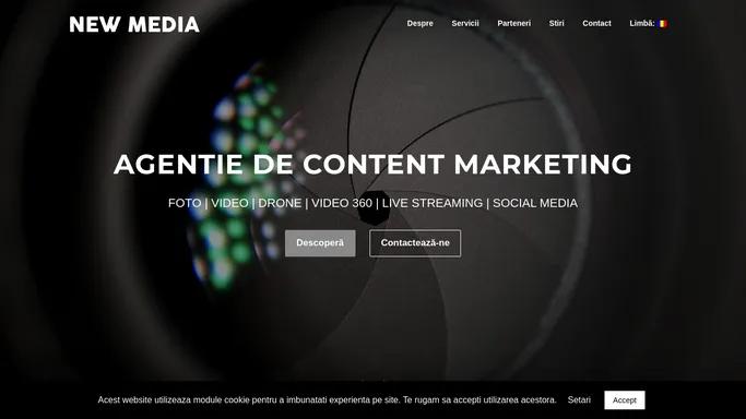 New Media | Content Marketing Agency in Bucharest