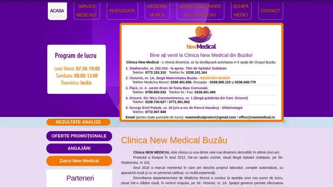 Clinica New Medical Buzau