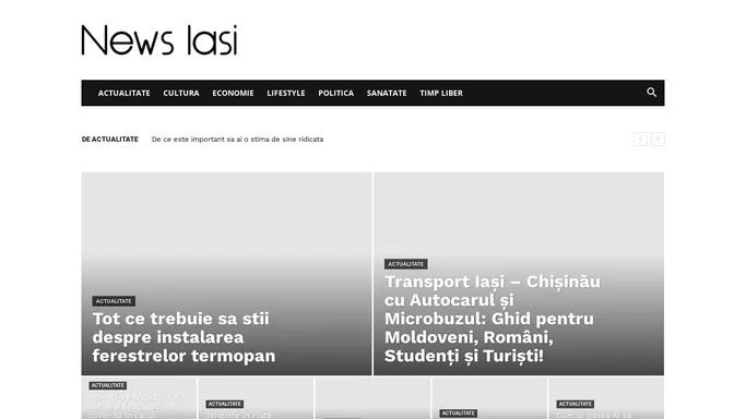 News Iasi - Stiri, politica, divertisment, sanatate