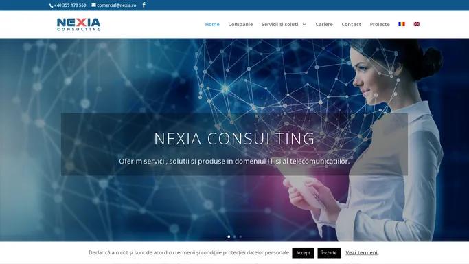 Nexia | Servicii, solutii si produse in domeniul IT si al telecomunicatiilor