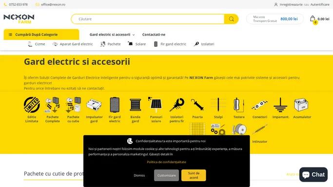 Gard electric si alte accesorii pentru animale – NEXON FARM