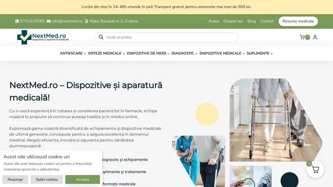 Acasa - NextMed.ro - Dispozitive si aparatura medicala