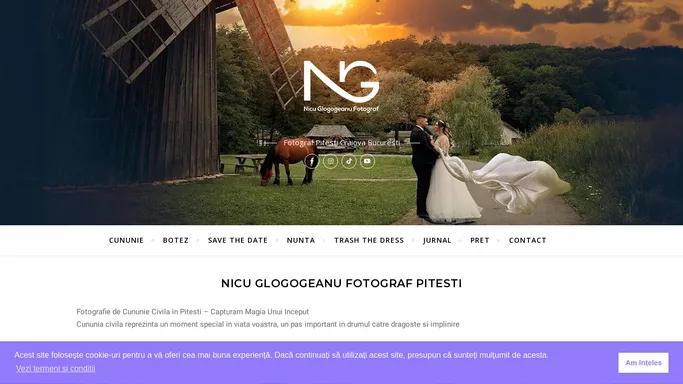 Nicu Glogogeanu Fotograf Pitesti - Fotograf Nunta Botez Cununie