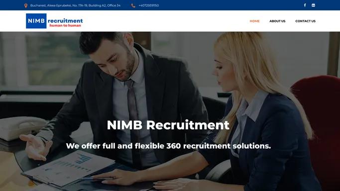 NIMB Recruitment