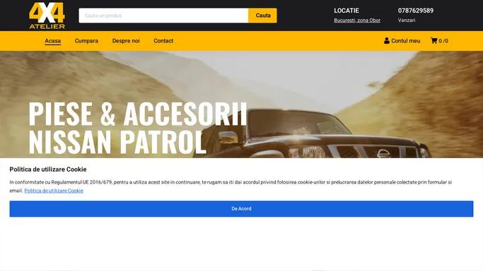 Piese si Accesorii Nissan Patrol - Acasa