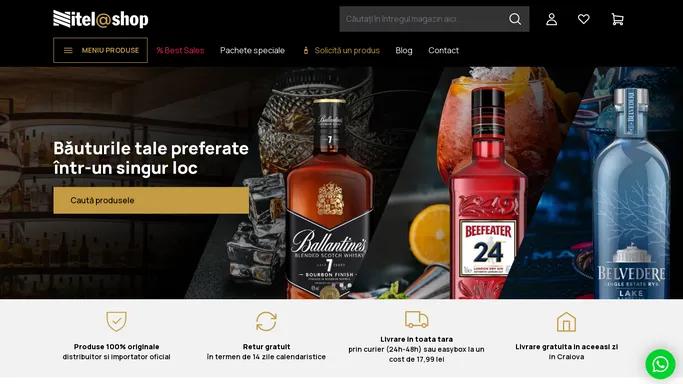 Magazin online de bauturi alcoolice si non-alcoolice - Nitela Shop