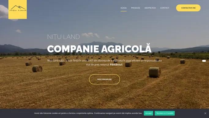 Nitu Land | Companie agricola transilvaneana infiintata in anul 2007