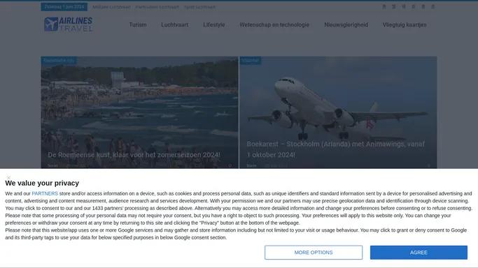 Luchtvaartnieuws en vliegtuignieuws, vluchten, vakanties, reizen, toerisme