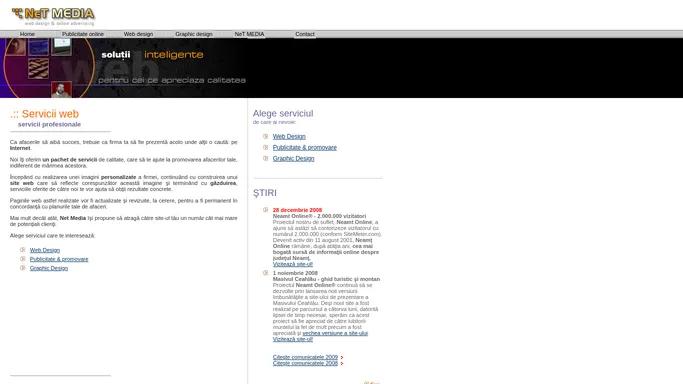 Web design NeT MEDIA - aspectul conteaza mai mult decat crezi