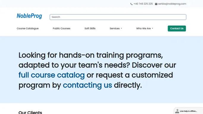 Nobleprog Serbia | The World's Local Training Provider