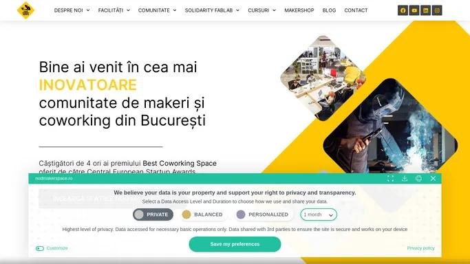 Nod Makerspace - Spatii premiate de making si de coworking