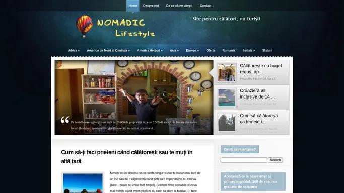 Nomadic Lifestyle | Site de calatorii si aventuri                    