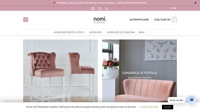 Home | Nomi.ro - Baby & You | Mobilier pentru tine si micutul tau