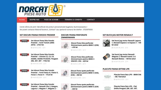 Norcat Piese Auto – Piese Auto Ieftine