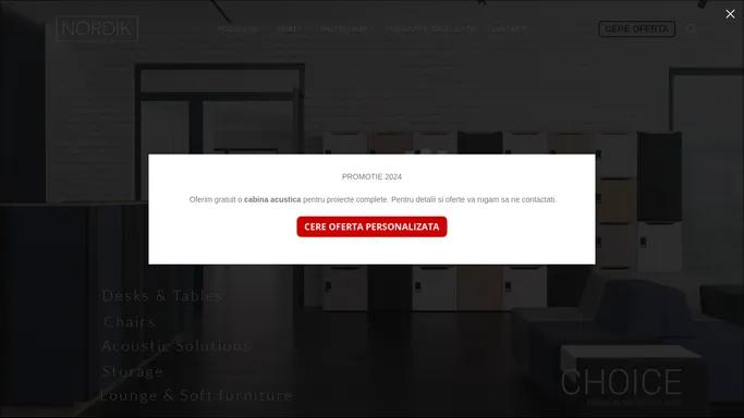 Mobilier Office si Amenajari Spatii Birou | Nordikspace