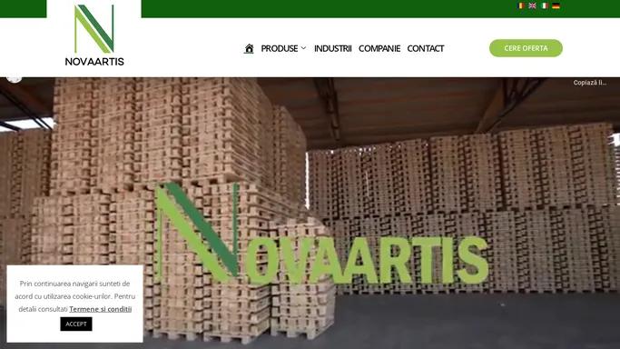 Novaartis: Producator Paleti si Ambalaje din lemn