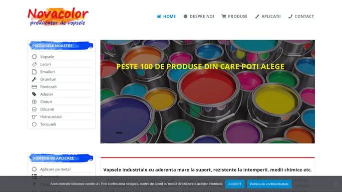 Vopsele industriale de calitate utlizabile in domenii diverse