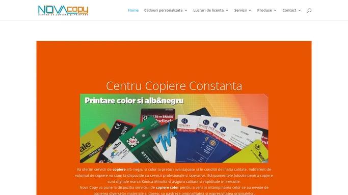 Bine ati venit la NovaCopy! - Centru de copiere Constanta Nova Copy