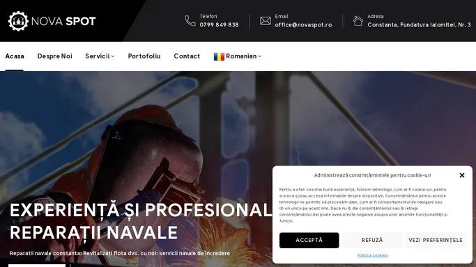 Novaspot – Firma specializata in constructii navale si metalurgice