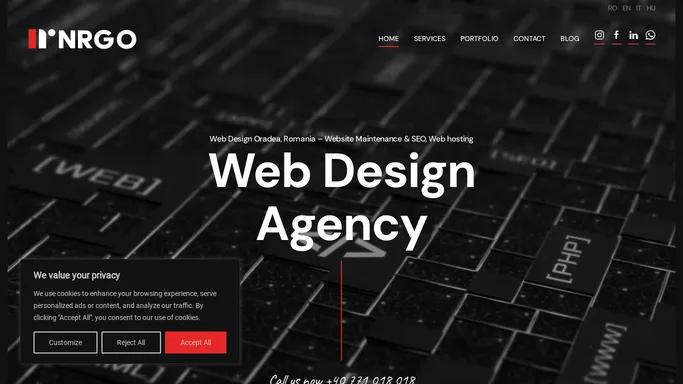 🖥️ Web Design Agency, Oradea - NRGO New Age Digital