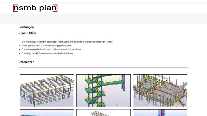 nsmb plan | Tekla Structures | Stahlbaukonstruktion