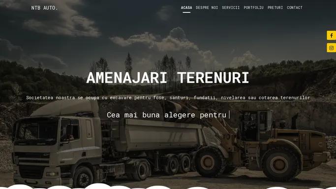 Amenajari terenuri - NTB AUTO